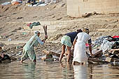 Varanasi - Dhobi Ghat, alive with the sound of dhobi (laundrymen) 